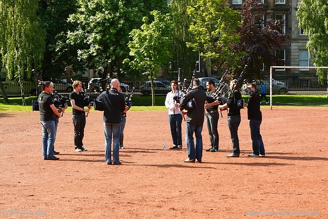 Practice at Kevingrove Park