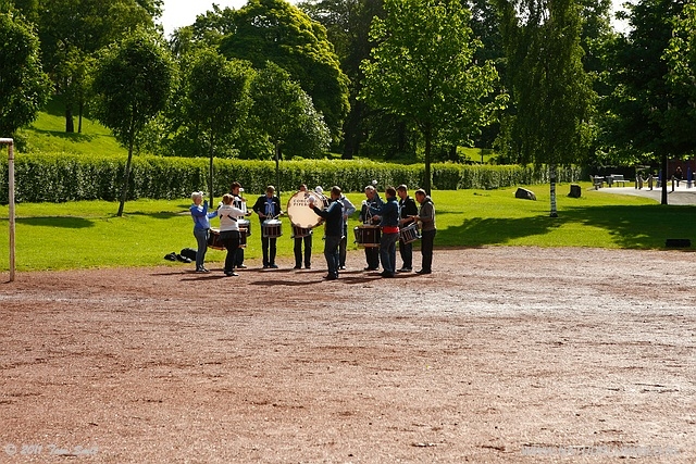 Practice at Kevingrove Park