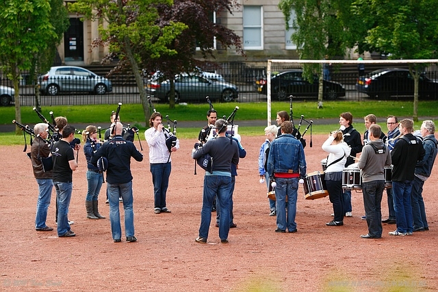 Practice at Kevingrove Park