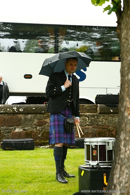Raining in Levengrove park Dumbarton 