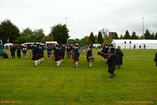 Pipeband at Levengrove park Dumbarton