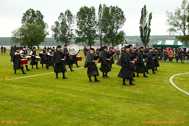 Pipeband at Levengrove park Dumbarton