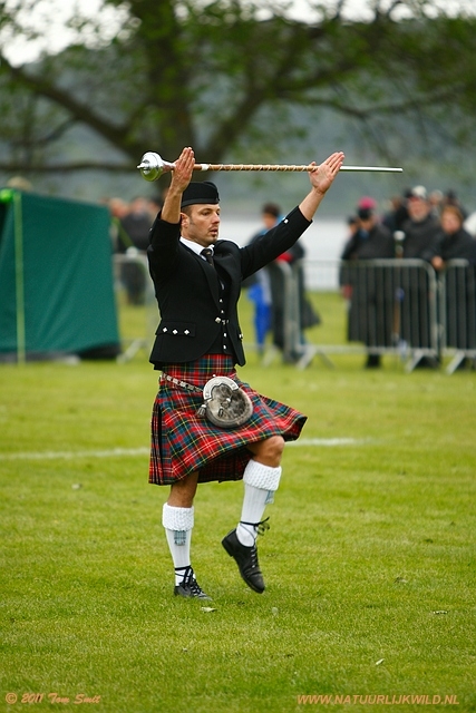 Drum major competition Levengrove park Dumbarton